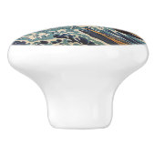 De Grote Golf van Kanagawa Keramische Knop (Zijkant)