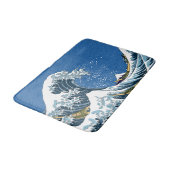 De Grote Golf van Kanagawa - Klassieke Japanse kun Badmat (Gekanteld)