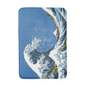 De Grote Golf van Kanagawa - Klassieke Japanse kun Badmat (Voorkant Verticaal)