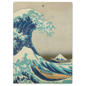 De Grote Golf van Kanagawa Klembord (Achterkant)
