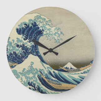 De Grote Golf van Kanagawa Klok