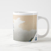 De grote golf van Kanagawa Koffiekop (Rechts)