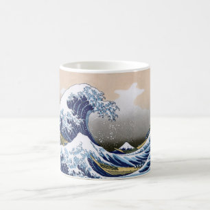 De Grote Golf van Kanagawa Koffiemok