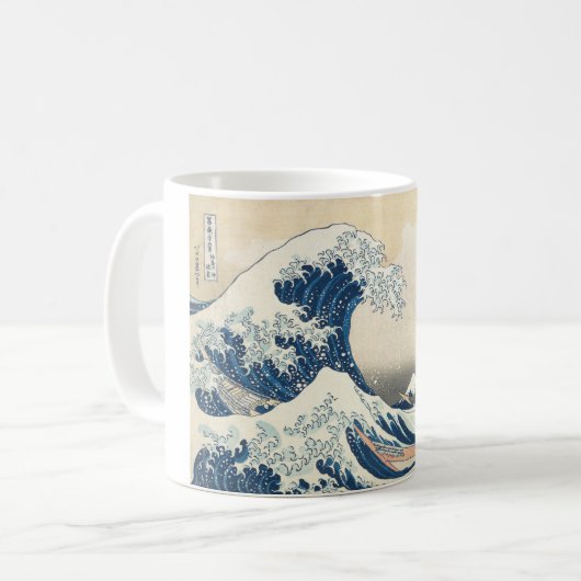 De Grote Golf van Kanagawa Koffiemok (Voorkant links)