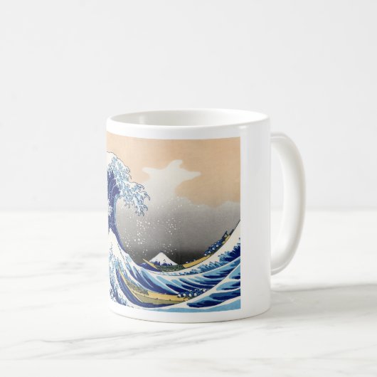 De Grote Golf van Kanagawa Koffiemok (Voorkant rechts)