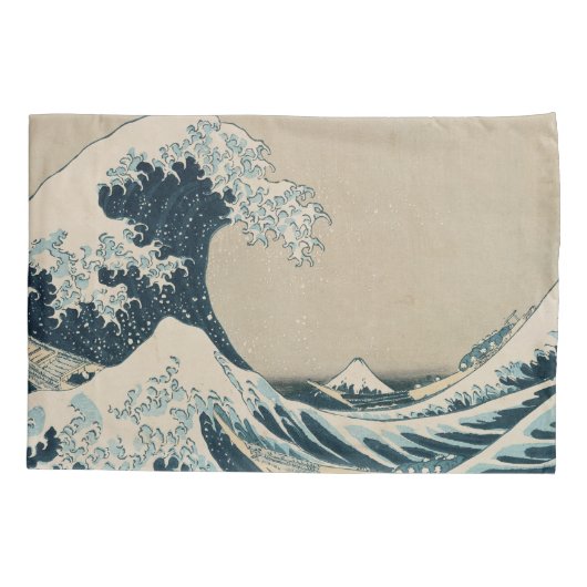 De Grote Golf van Kanagawa Kussensloop (Achterkant)