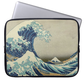 De Grote Golf van Kanagawa Laptop Sleeve