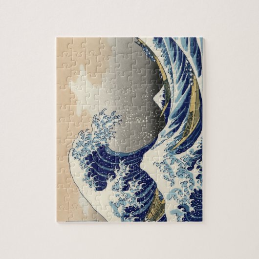 De grote golf van Kanagawa Legpuzzel (Verticaal)