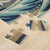 De Grote Golf van Kanagawa Legpuzzel (Zijkant)