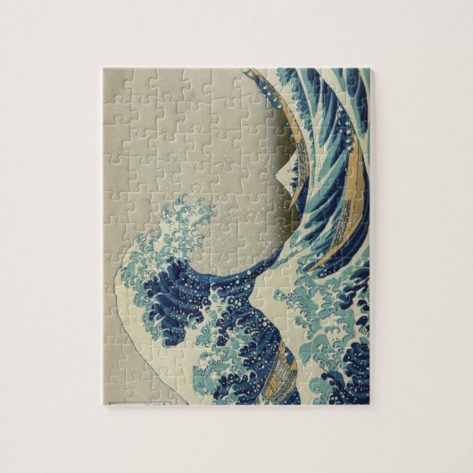De Grote Golf van Kanagawa Legpuzzel (Verticaal)