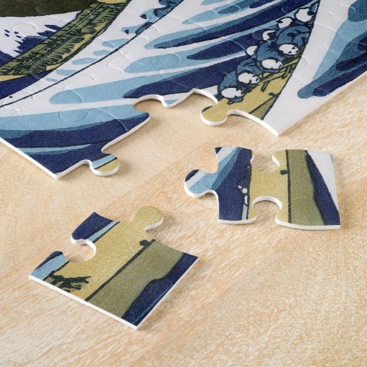 De grote golf van Kanagawa Legpuzzel (Zijkant)