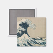 De Grote Golf van Kanagawa Magneet (Voorkant / Achterkant)