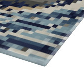 De grote golf van Kanagawa met 8 bits Pixel Art Snijplank (Hoek)