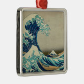 De Grote Golf van Kanagawa Metalen Ornament (Rechts)