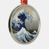 De grote golf van Kanagawa Metalen Ornament (Rechts)