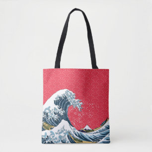 De Grote Golf van Kanagawa Modern Pop Tote Bag