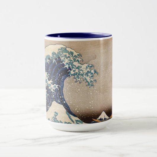 De Grote Golf van Kanagawa Mok (Midden)