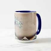 De Grote Golf van Kanagawa Mok (Voorkant rechts)