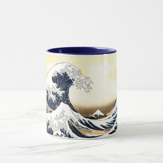 De Grote Golf van Kanagawa Mok (Midden)