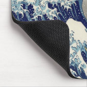 De grote golf van Kanagawa Mousepad Muismat (Hoek)