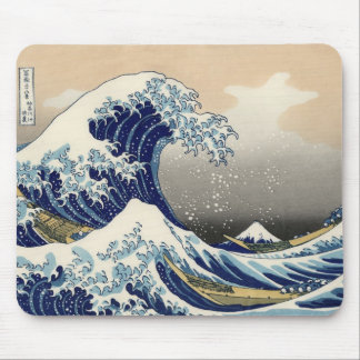 De grote golf van Kanagawa Mousepad Muismat