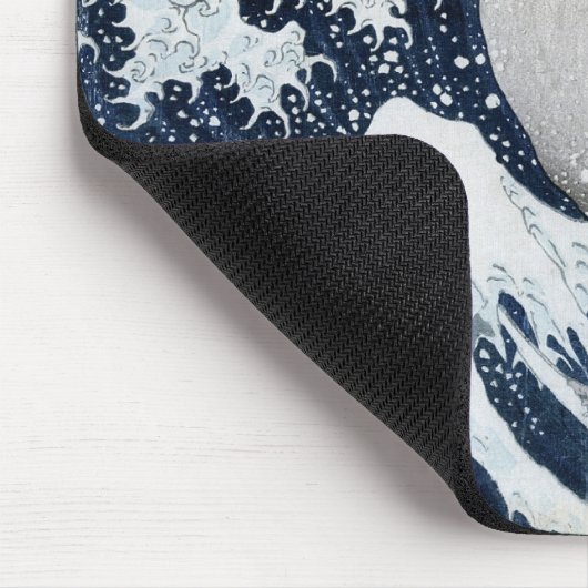 De Grote Golf van Kanagawa Muismat (Hoek)