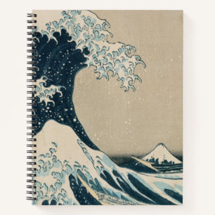 De Grote Golf van Kanagawa Notitieboek