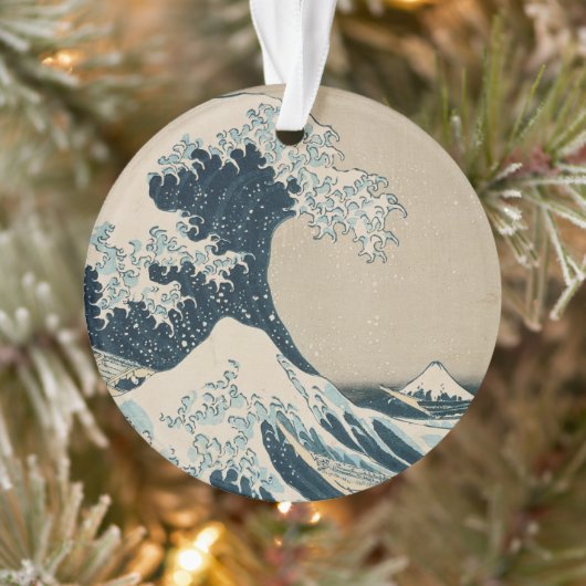 De Grote Golf van Kanagawa Ornament (Boom)