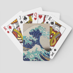 De Grote Golf van Kanagawa Pokerkaarten