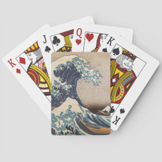 De Grote Golf van Kanagawa Pokerkaarten