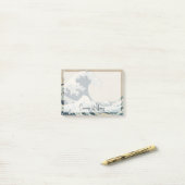 De Grote Golf van Kanagawa Post-it® Notes (Op bureau)