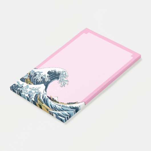 De Grote Golf van Kanagawa Post-it® Notes (Schuin)