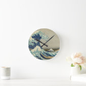 De Grote Golf van Kanagawa Ronde Klok (Huis)