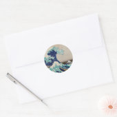 De Grote Golf van Kanagawa  Ronde Sticker (Envelop)
