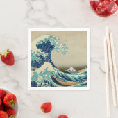 De Grote Golf van Kanagawa Servet (Insitu)