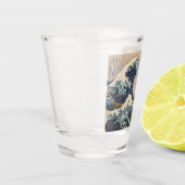 De Grote Golf van Kanagawa Shot Glas (Links)