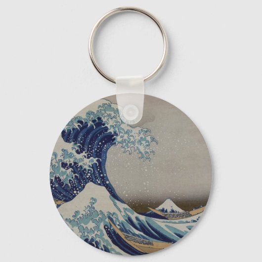 De Grote Golf van Kanagawa Sleutelhanger (Voorkant)