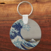De Grote Golf van Kanagawa Sleutelhanger (Voorkant)