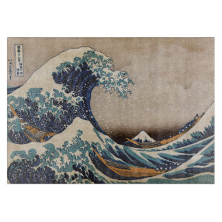 De Grote Golf van Kanagawa Snijplank