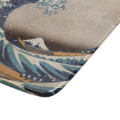 De Grote Golf van Kanagawa Snijplank (Hoek)