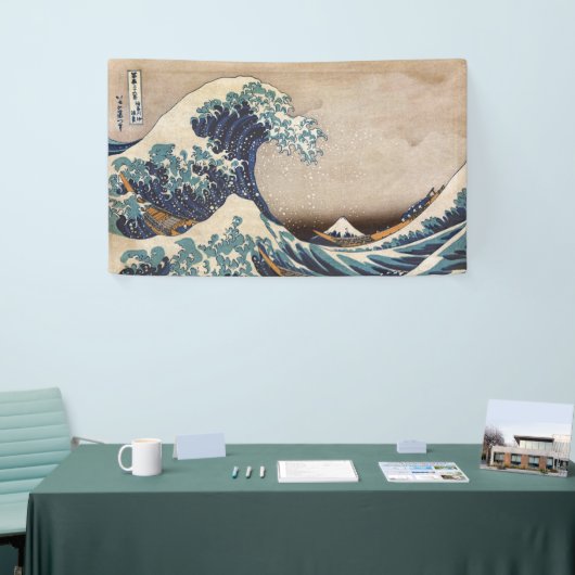 De Grote Golf van Kanagawa Spandoek (Beurs)