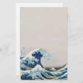 De Grote Golf van Kanagawa Stationery Briefpapier (Voorkant / Achterkant)