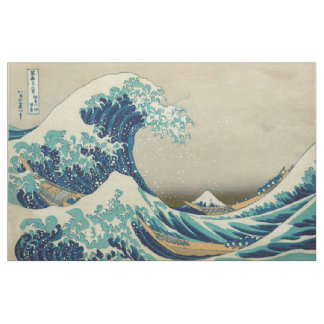De Grote Golf van Kanagawa Stof