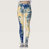 De Grote Golf van Kanagawa Style-Leggings Leggings (Voorkant)