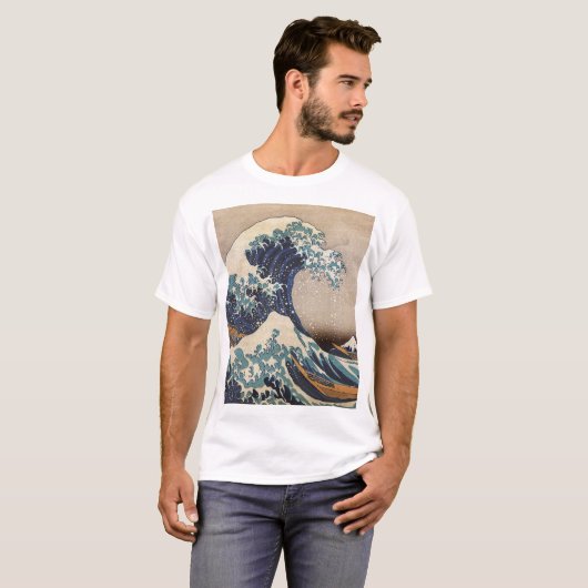 De Grote Golf van Kanagawa T-shirt (Voorkant volledig)