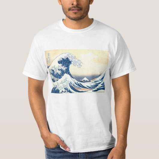 De Grote Golf van Kanagawa T-shirt (Voorkant)