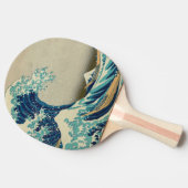De Grote Golf van Kanagawa Tafeltennisbatje (Zijkant)