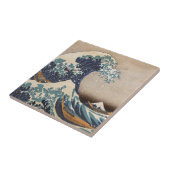 De Grote Golf van Kanagawa Tegeltje (Zijkant)
