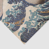 De Grote Golf van Kanagawa Tissuepapier (Detail)