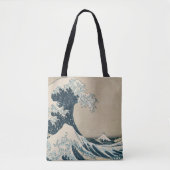 De Grote Golf van Kanagawa Tote Bag (Voorkant)